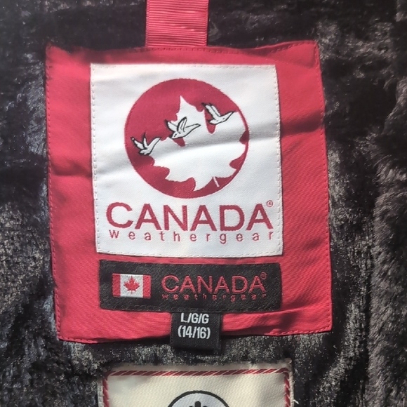 Canada Weather Gear Kids Green Raincoat - Picture 6 of 6